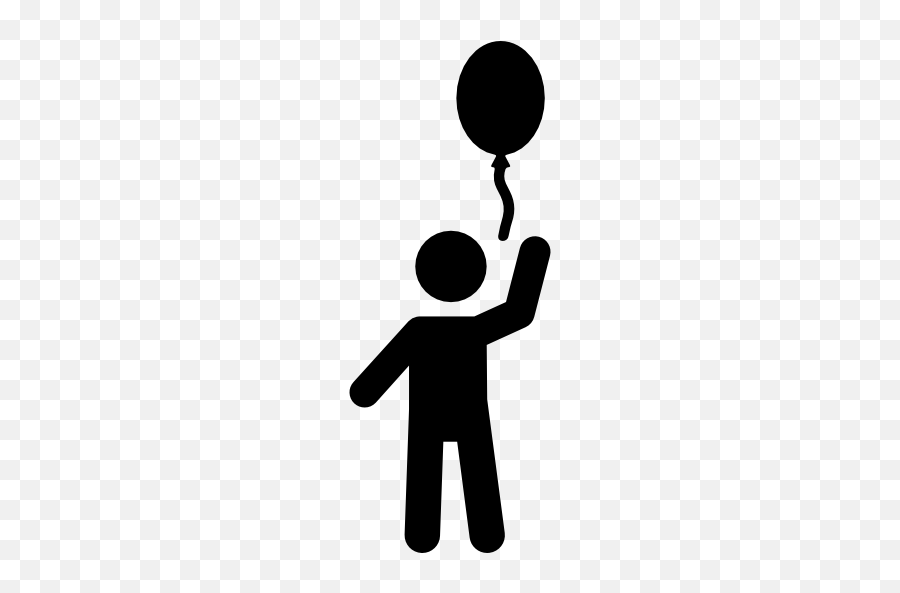 Child With A Balloon Free Vector Icons Designed By Freepik - Child Png Icon Emoji,Baby Crawling Emoji