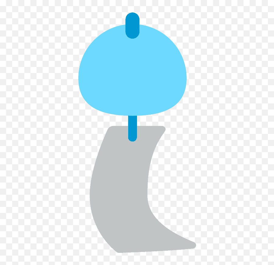 Wind Chime Emoji Clipart - Wind Chime Emoji,Teal Ribbon Emoji