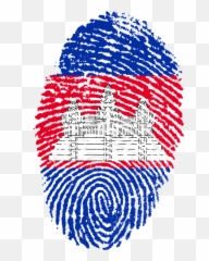 Cambodia Flag Fingerprint - Morocco Flag Fingerprint Emoji,Cambodia Flag Emoji
