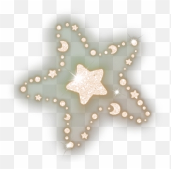 Star Stars Sparkling Shiny Glowing Cute - Echinoderm Emoji