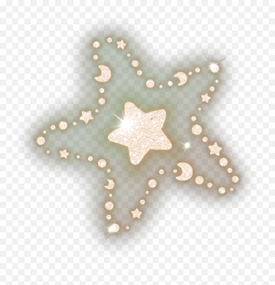 Star Stars Sparkling Shiny Glowing Cute - Echinoderm Emoji,Shiny Emoji