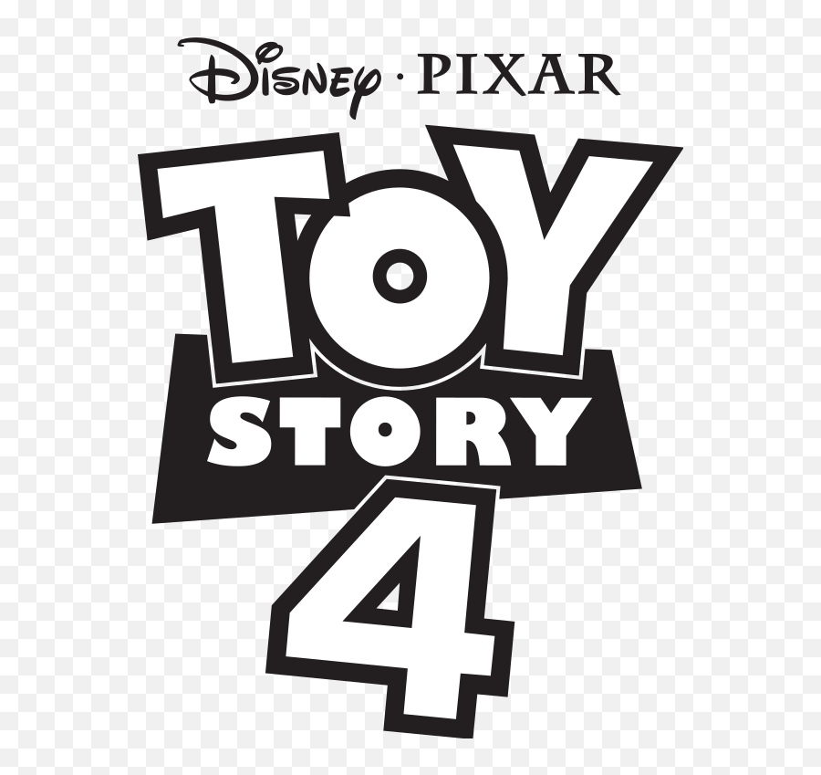 Toy Story 4 Logo Black - Toy Story 4 Logo Coloring Pages Emoji,Free Disney Emojis