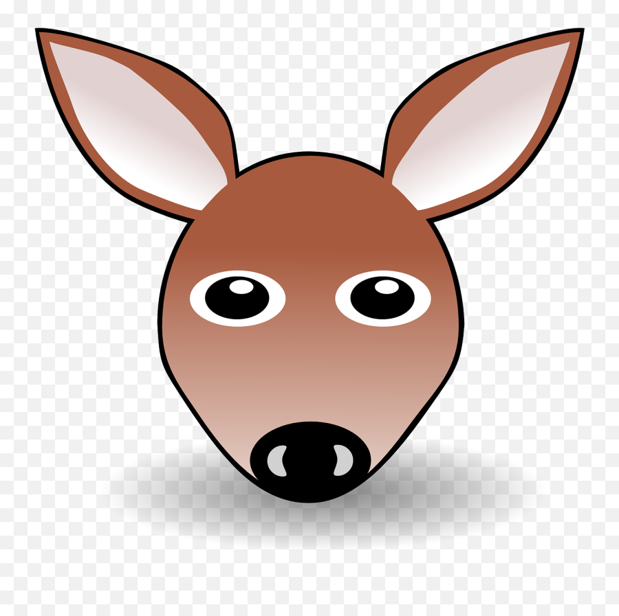 Deer Doe Roe Roe Deer Mammal - Kangaroo Head Clipart Emoji,Deer Hunting Emoji