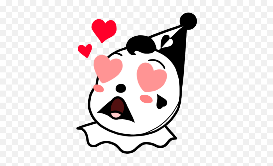 Pierrot Clown - Clip Art Emoji,Creepy Clown Emoji