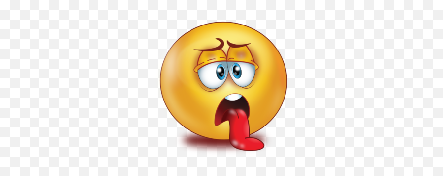 Sick Face With Long Tongue Emoji,F Emoji