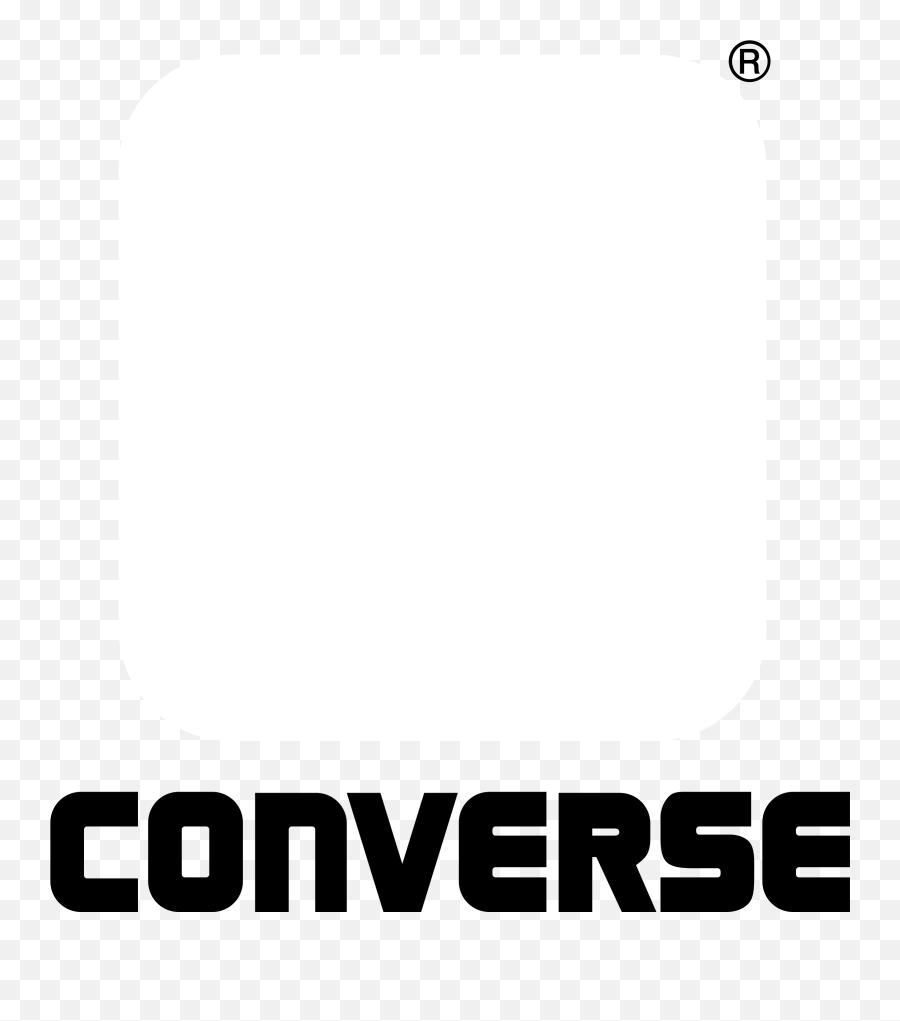 Converse Logo Black And White Parallel - Converse Logo Transparent White Emoji,Converse Emoji