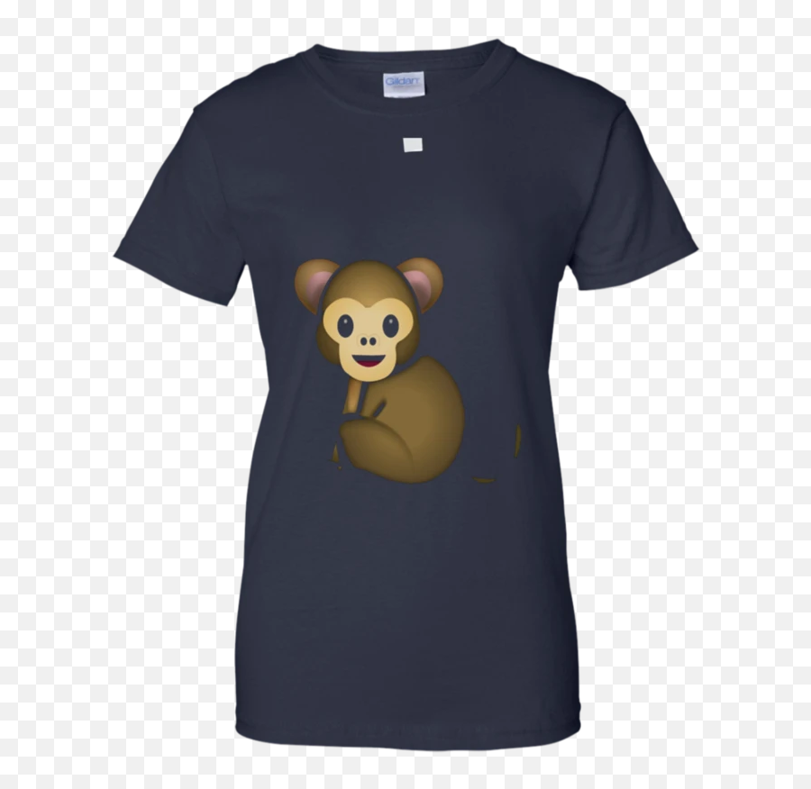 Monkey Sitting Emoji T Shirt,Squat Emoji