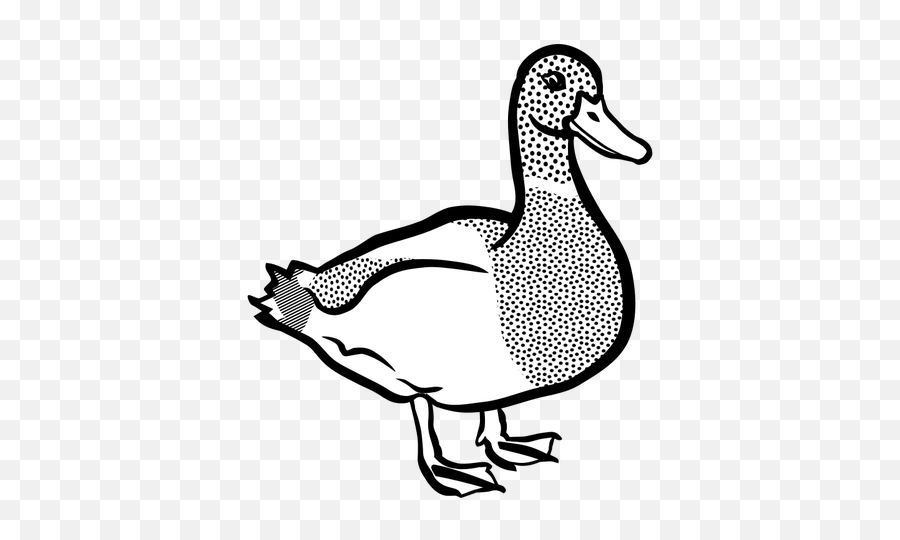Black And White Duck - Goose Clip Art Black And White Emoji,Donald Duck Emoji