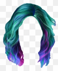 Hair Hairstyles Haircut Green Greenhair - Blue Hair Png Transparent Emoji,Emoji Haircut