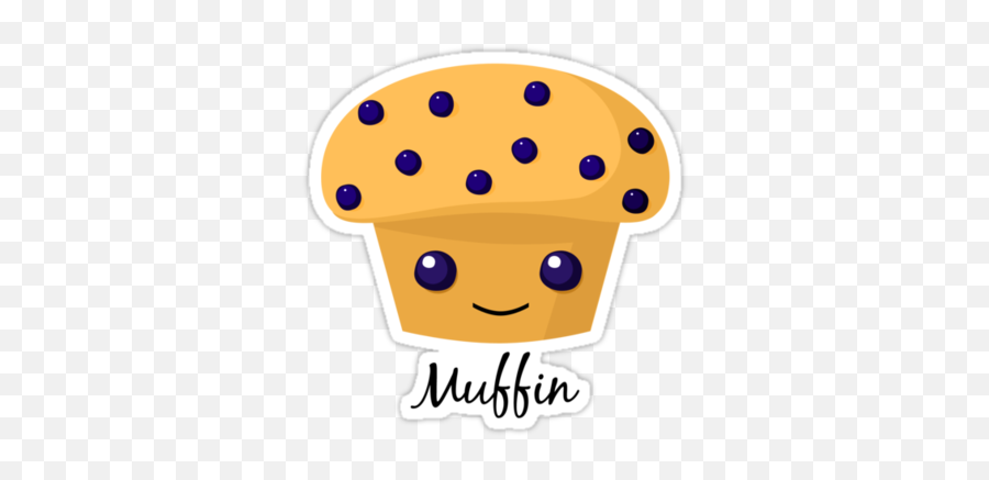 Cartoon Blueberry Muffin Cartoon Blueberry Muffin - Cute Cartoon Muffin Emoji,Muffin Emoji