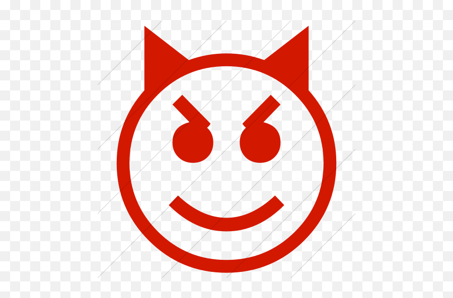 Emoticons Smiling Face With Horns Icon - Protagonist And Antagonist Drawing Emoji,Horns Emoticon