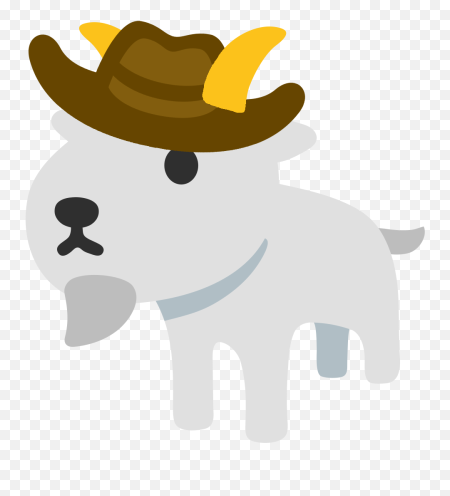 I Really Liked The Edit Of The Cat With - Emoji Goat,Cowboy Cat Emoji