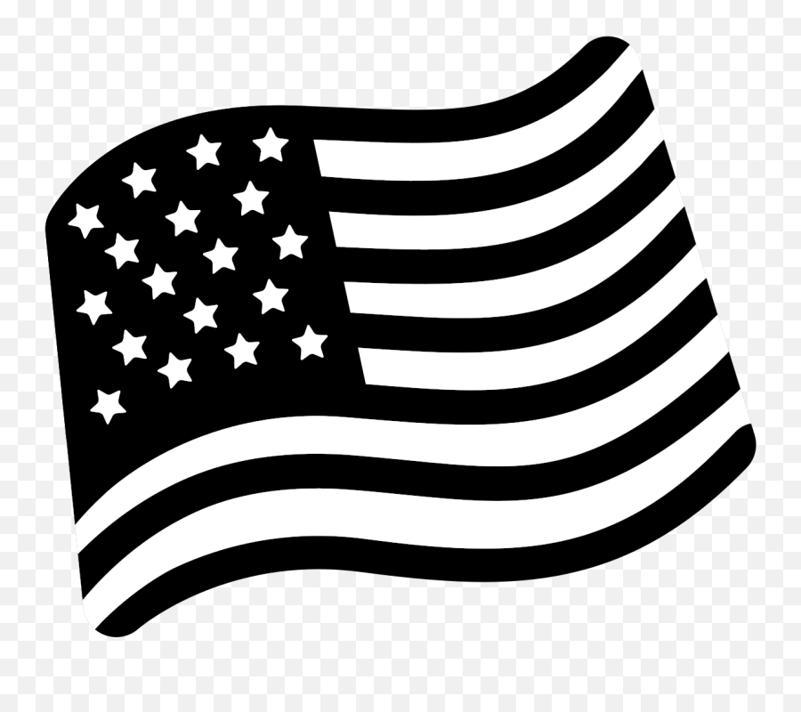U - Usa Flag Emoji Png,Cool Black And White Emojis