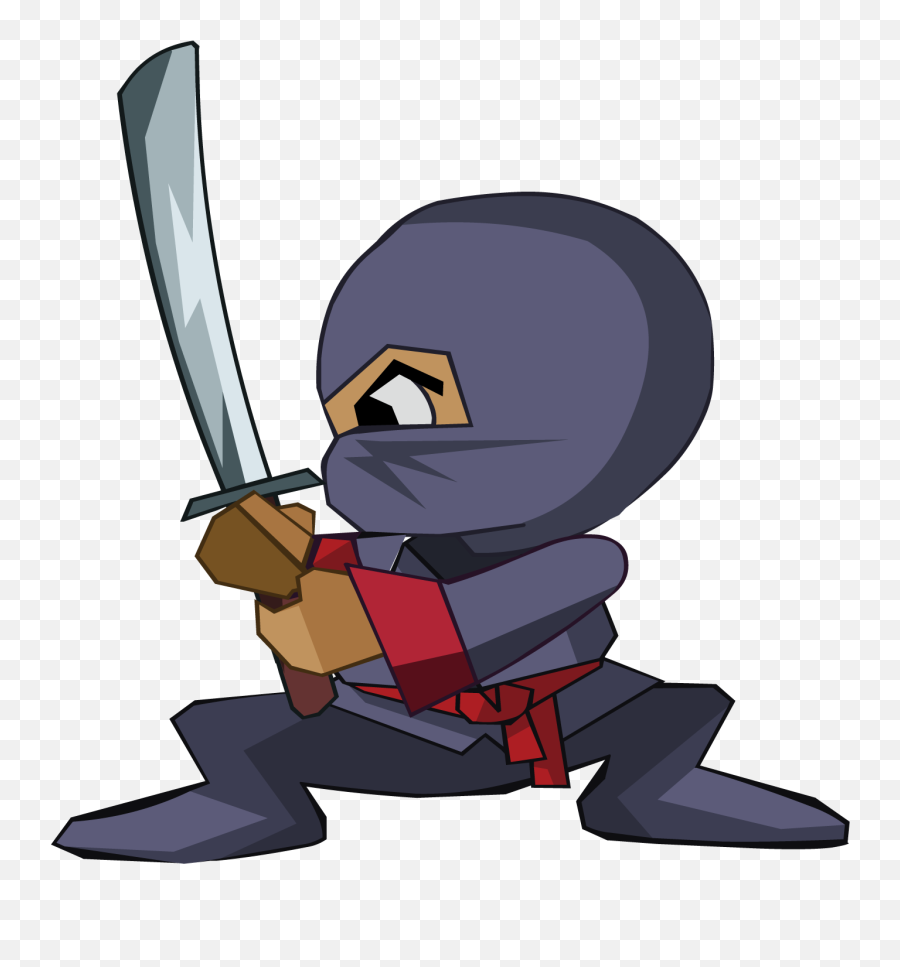 Ninja Clipart Samurai Ninja Samurai - Samurai Cartoon Ninja Emoji,Samurai Sword Emoji