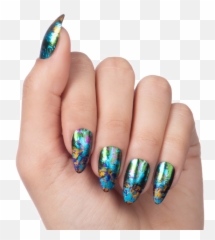 Nails Emoji - Polish HD Png Download Original Size Acrylic Transparent Background