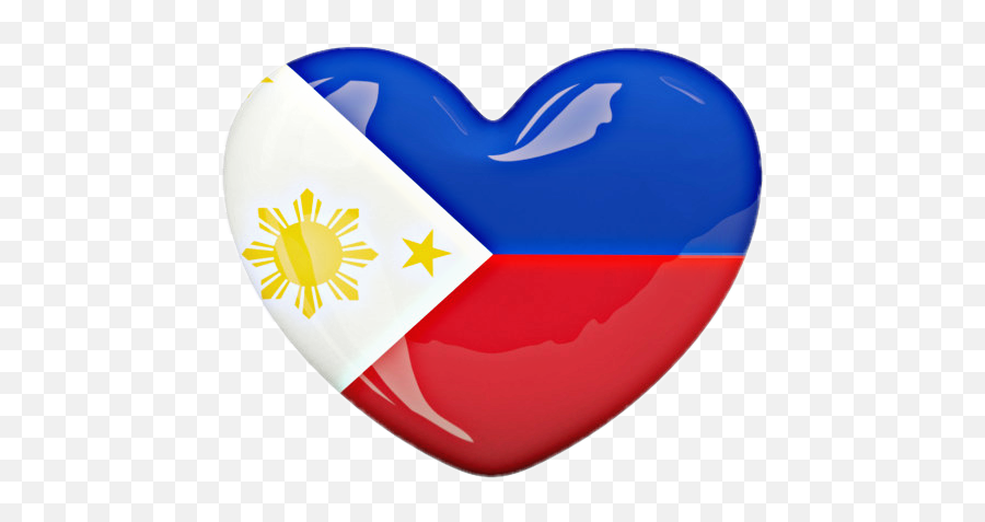 Philippines Flag Stickers - Heart Of The Tagalog Language Emoji,Filipino Flag Emoji
