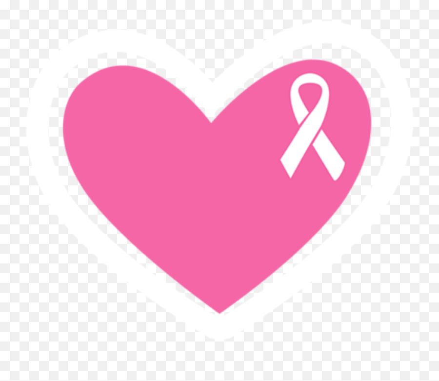 Pink Pinkribbon Breastcancer Ribbon - Heart Emoji,Breast Cancer Ribbon Emoji