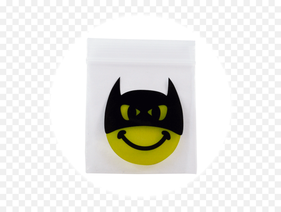 Batman Smiley Baggies X 100 50mm X 50mm - Smiley Emoji,Batman Emoticon