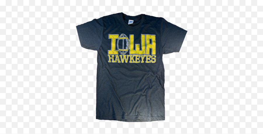 Garage Cotton Vintage Mens University Of Iowa Hawkeye - Active Shirt Emoji,Hawkeye Emoji