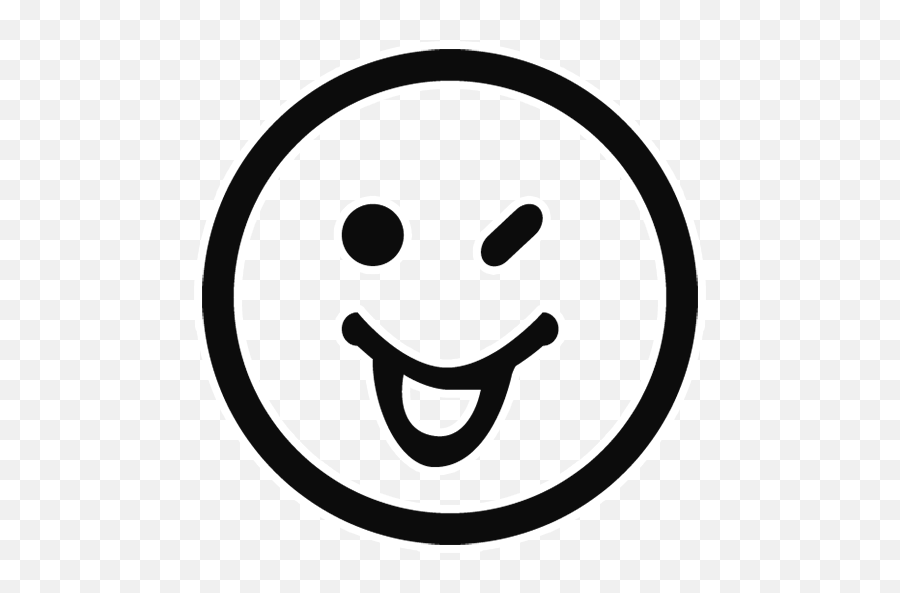 Outline Emojis Stickers For Whatsapp - Emoji Smile Outline Png,Outline Emojis