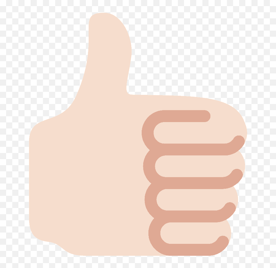 Thumbs Up Emoji Clipart - Transparent Emoji Thums Up,Free Thumbs Up Emoji