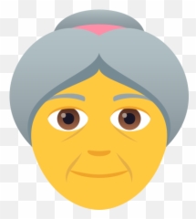 Emoji Old Woman To - Emojis,Old Man Emoji