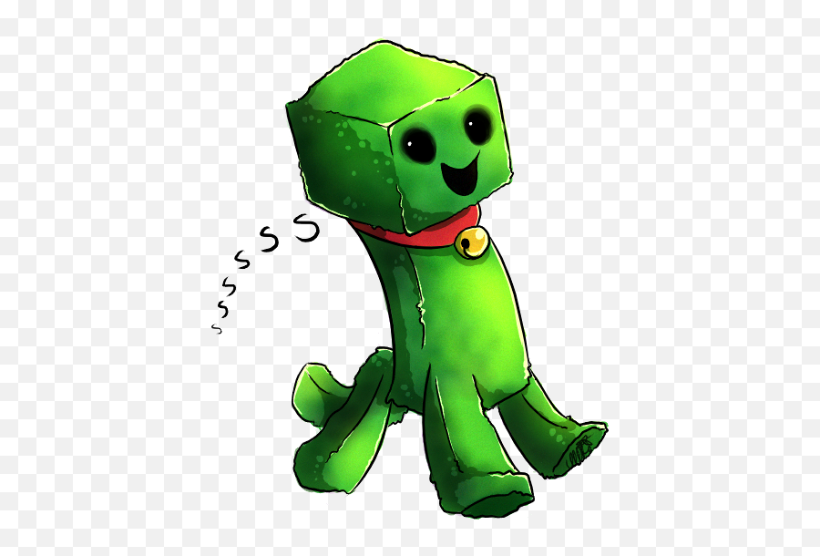 Creeper Pet Minecraft Png - Creeper Cute Art Emoji,Creeper Emoji