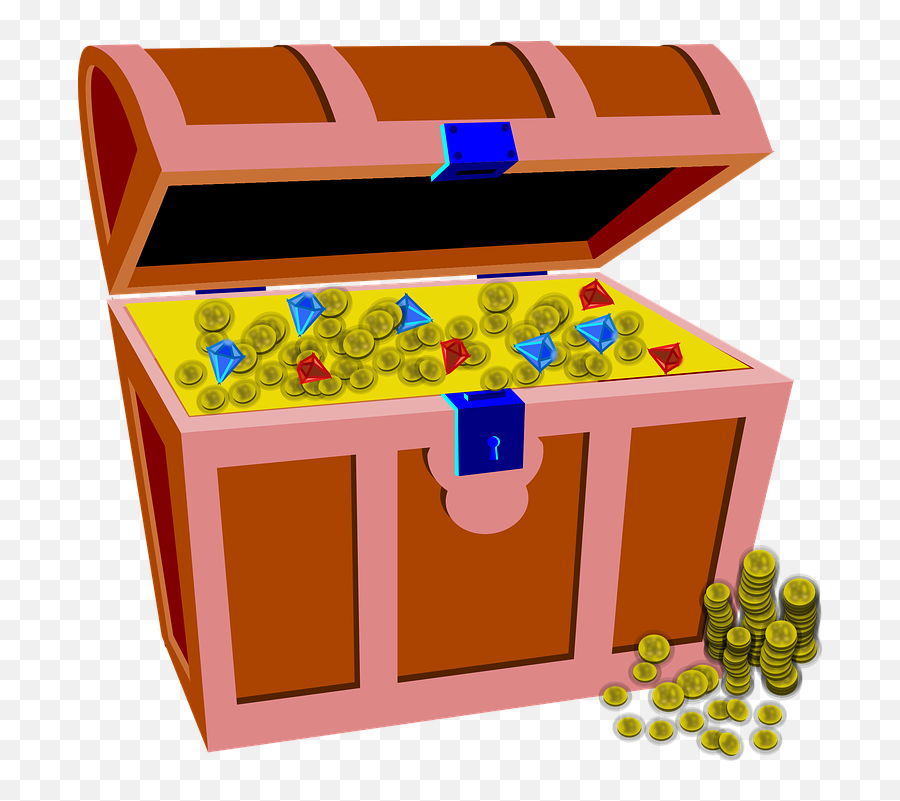 Free Rich Money Vectors - Treasure Chest Clip Art Emoji,Diamond Emoticon
