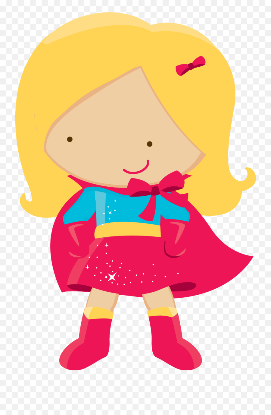 Superchica Supergirl Superwoman Sticker - Dibujos Niñas Super Heroes Emoji,Supergirl Emoji