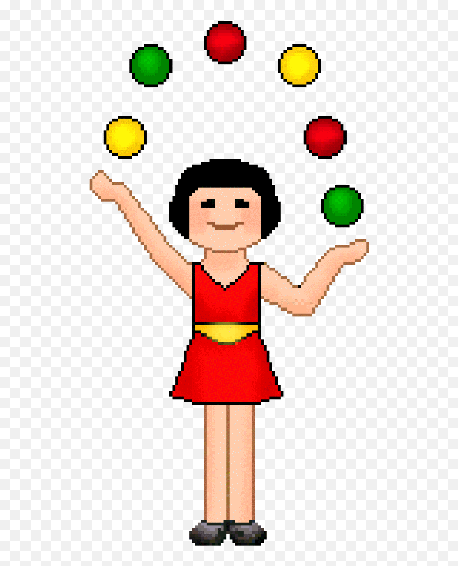 Lady Clipart Juggling - For Cheerleading Emoji,Juggling Emoji