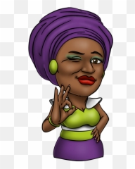Afro Emoji - Emoji Afro,African Emoji