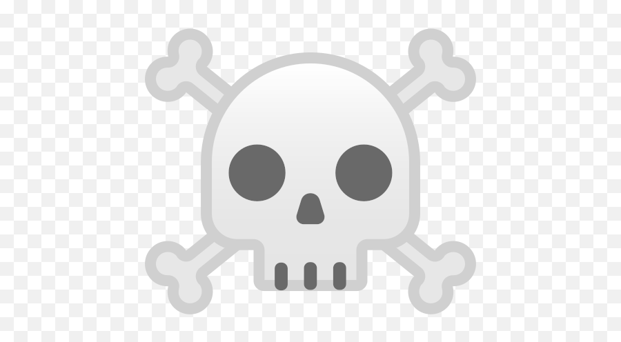 Skull And Crossbones Emoji - Emoji Tete De Mort,Skull And Crossbones Emoji