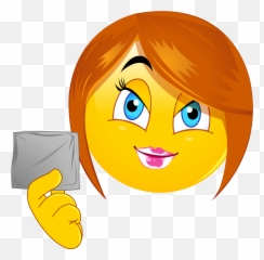 Girl Emoji Decal - Cartoon,Eyebrow Emoticon
