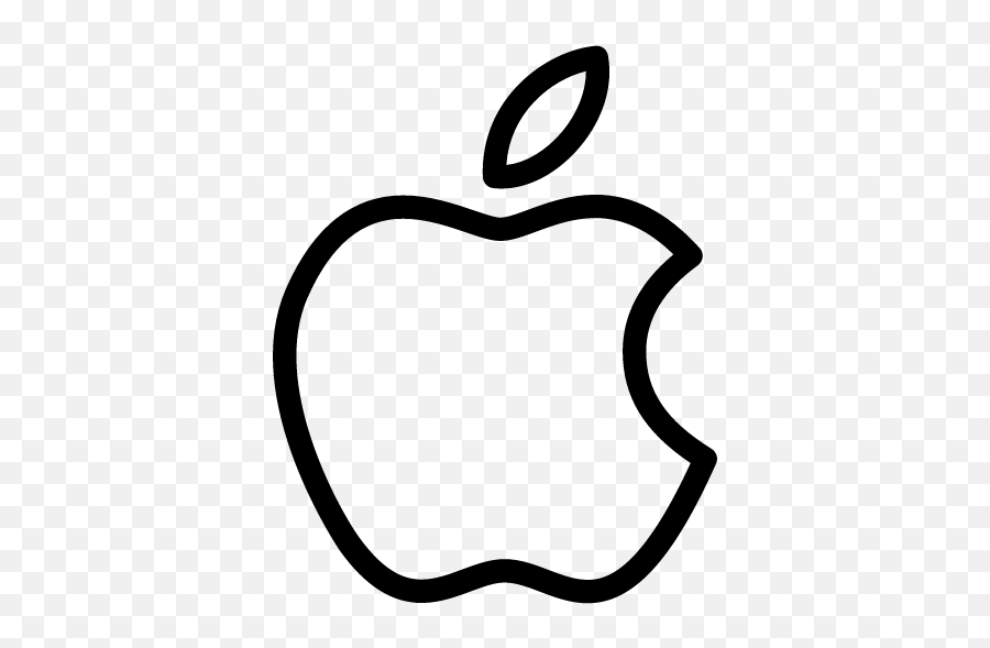 Ios Apple Icon - Apple Line Icon Png Emoji,Apple Icon Emoji
