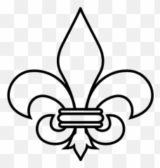 Fleur De Lis Outline Clip Art - Fleur De Lis Clip Art Emoji,Boy Scout Emoji