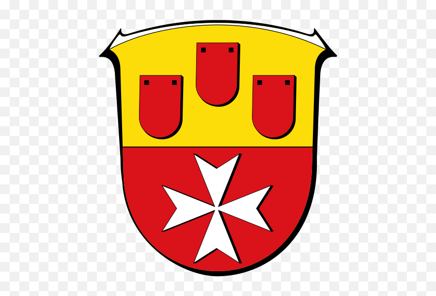 Wappen Neuberg - Crusader Cross Black And White Emoji,Girls Emoticon