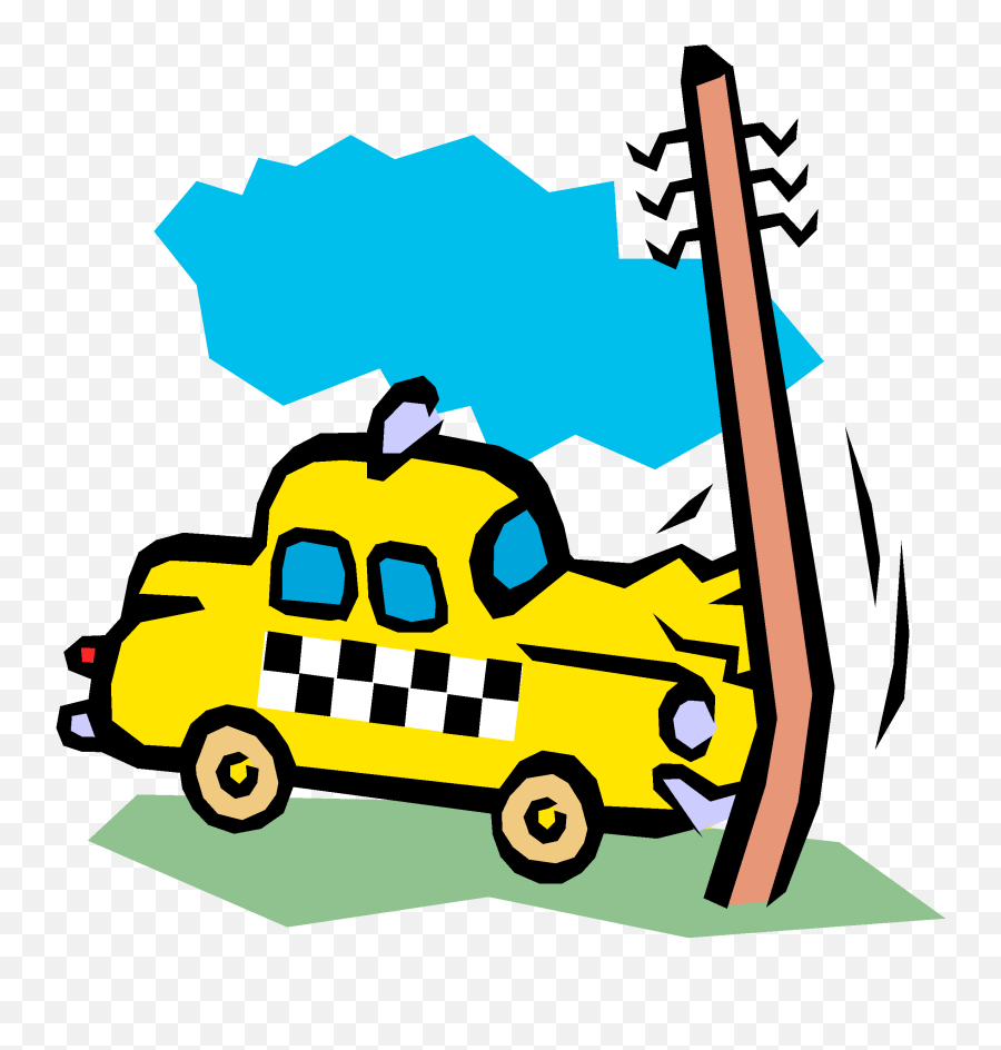 Library Of Hit - Taxi Accident Clip Art Emoji,Car Crash Emoji