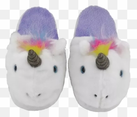 Unicorn Slippers - Unicorn Slippers Emoji,Emoji Slippers