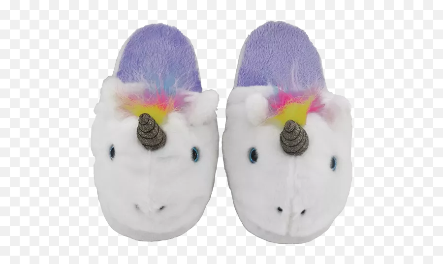 Unicorn Slippers - Unicorn Slippers Emoji,Emoji Slippers