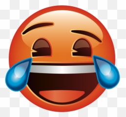 Face With Tears Of Joy Variant - Clip Art Emoji