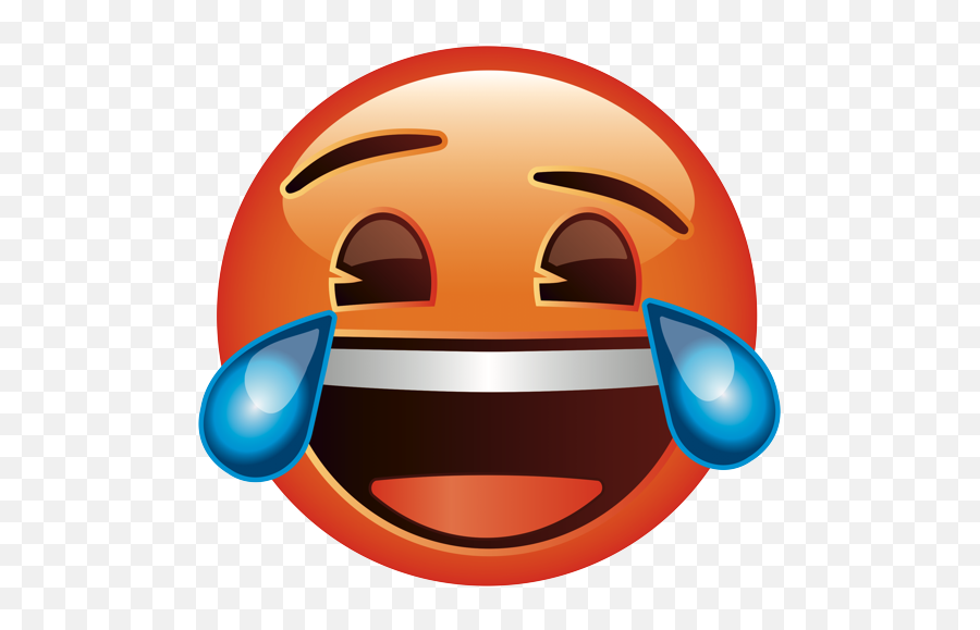 Face With Tears Of Joy Variant - Clip Art Emoji,Laugh Tear Emoji