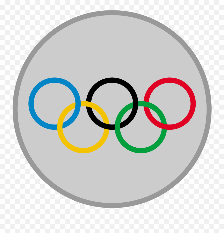 Silver Medal Olympic - Silver Medal With Olympic Rings Emoji,Olympic Rings Emoji