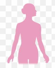 Grafika Wektorowa Sylwetka Kobiety - Woman Vector Silhouette Pink Emoji,Wifi Emoji