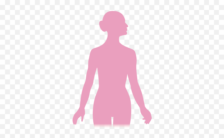 Grafika Wektorowa Sylwetka Kobiety - Woman Vector Silhouette Pink Emoji,Wifi Emoji