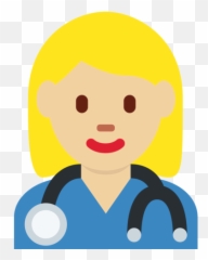 Doctor Emoji Transparent Png Clipart - Conversation Between Doctor And Patient And Hospital Workers,Doctor Who Emojis