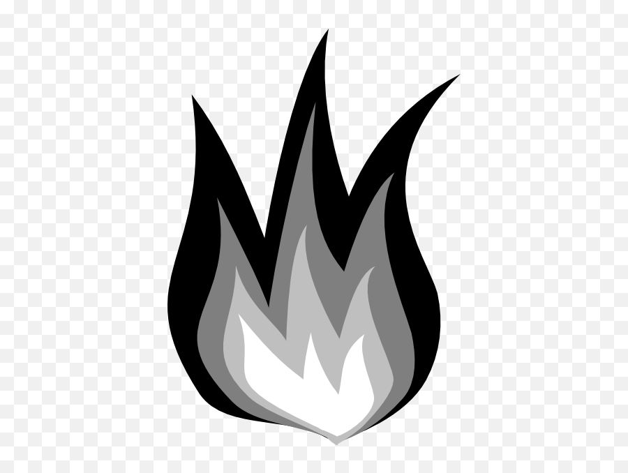 White Fire Transparent Png Clipart - Fire Png Clip Art Emoji,Fire Emoji Black And White
