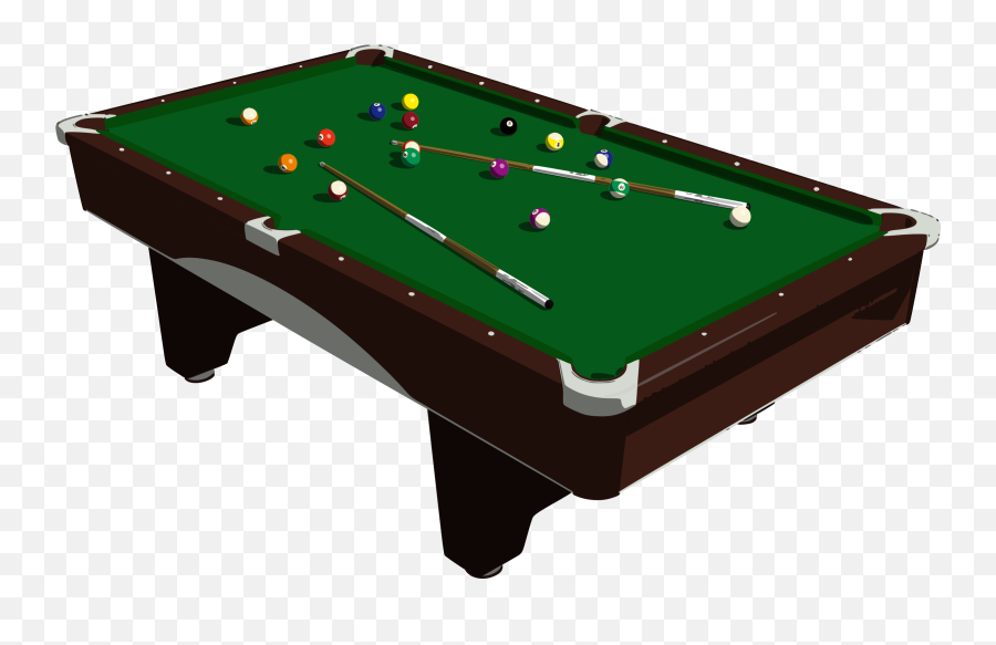 Png Transparent Pool Game - Billiard Table Clip Art Emoji,8ball Emoji