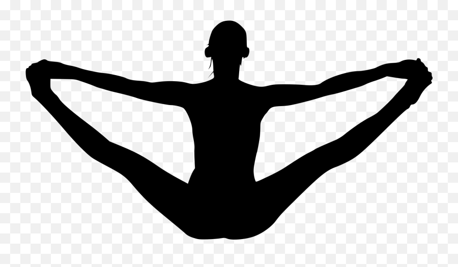 Warrior One Pose Silhouette Png Transparent Background - Yoga Emoji,B Emoji Transparent Background