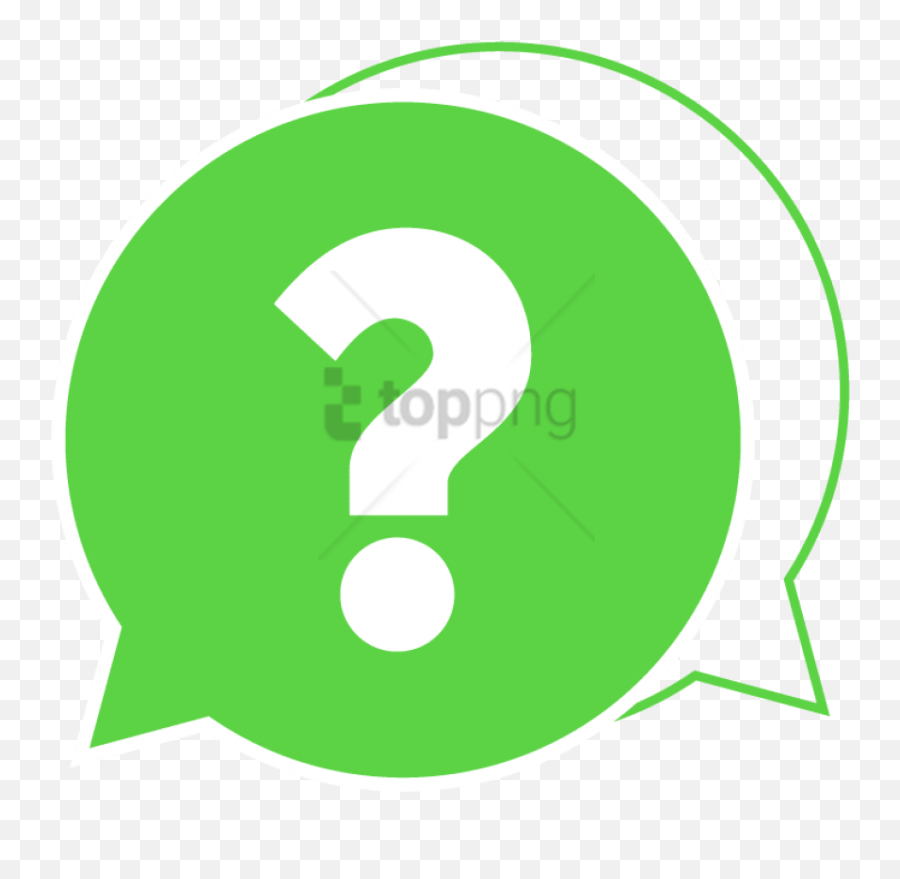 Question Mark And Speech Bubble Icon - Question Mark Bubble Png Emoji,Question Mark Emoji