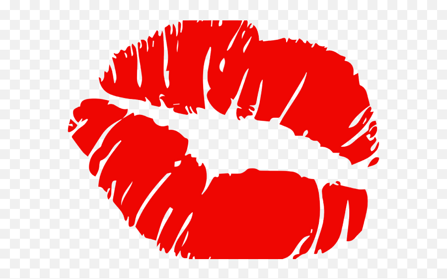 Lipstick Kiss Mark Clipart - Kiss Mark Png Emoji,Lips Emoji